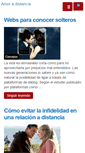 Mobile Screenshot of amoradistancia.net
